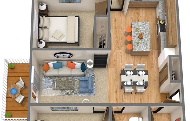 3 beds, 2 baths, 1,345 sqft, $1,890, Unit 3306