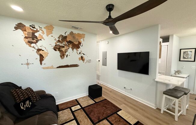 Charming 3-bedroom, 1-bathroom beachside bungalow available for rent in the heart of Jacksonville Beach.
