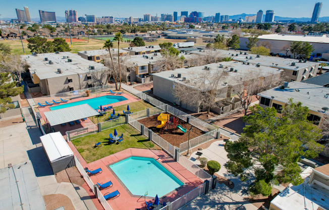 aerial view at Summerlin Meadows, Nevada