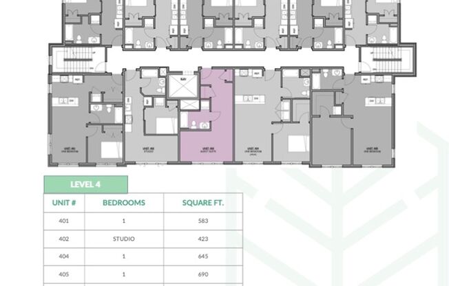 1 bed, 1 bath, 583 sqft, $1,995, Unit 201