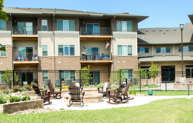 Community Fire Pits at the Sterling at Prairie Trail in Ankeny, IA