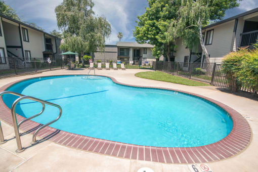 Swimming pool and pool furniture