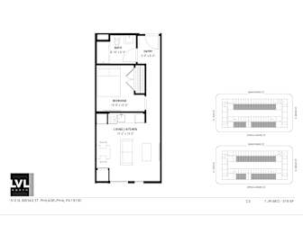 1 bed, 1 bath, 518 sqft, $1,806