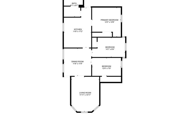 3 beds, 1 bath, $1,400, Unit Columbus 558