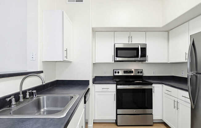 Kitchen with Stainless Steel Appliances