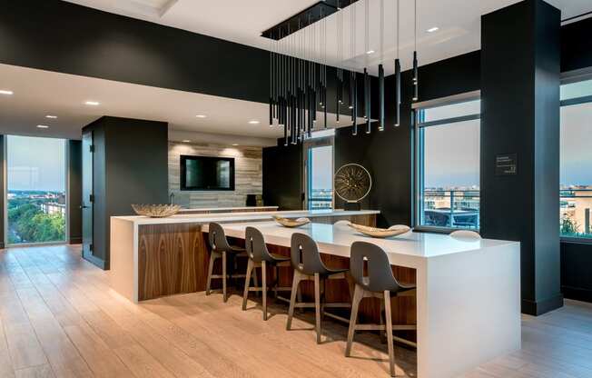 Resident lounge at Valo, Washington, DC