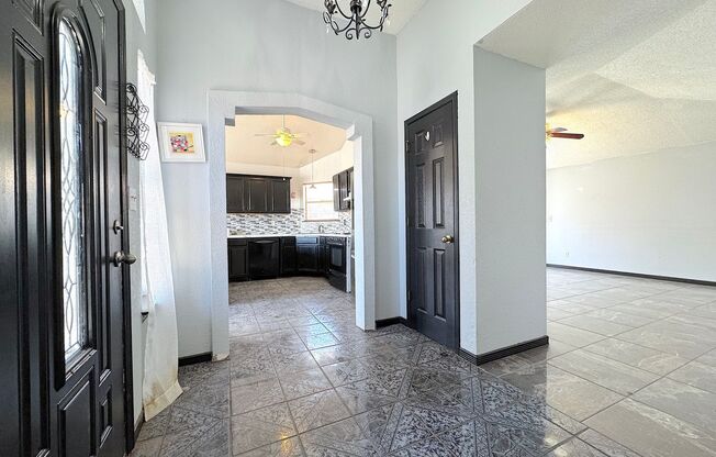 East El Paso 4 bed plus office area with Refrig A/C!