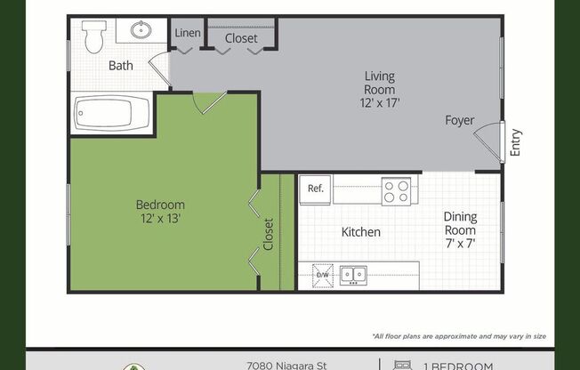 1 bed, 1 bath, 800 sqft, $1,025, Unit CC063