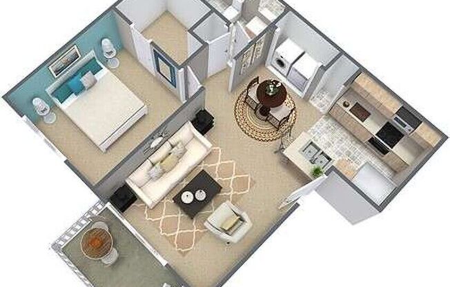 1 bed, 1 bath, 622 sqft, $1,600