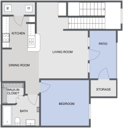 1 bed, 1 bath, 777 sqft, $1,054