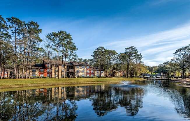 Lake view at Northlake Apartments, Jacksonville FL