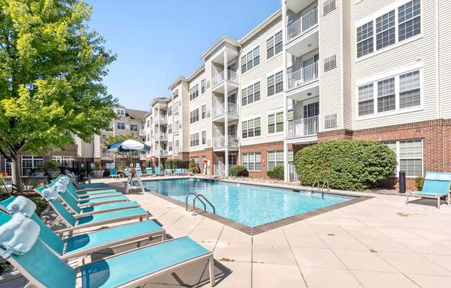 our apartments offer a swimming pool  at The Lena, Raritan