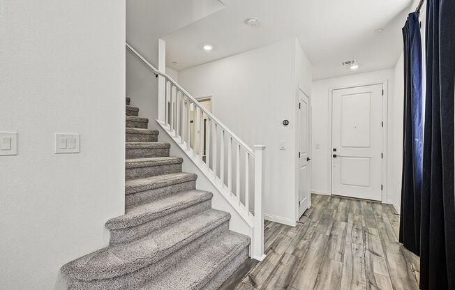 5-Bedroom Home for Rent in Gated Kyle Canyon Community | Downstairs Bedroom | Modern Kitchen