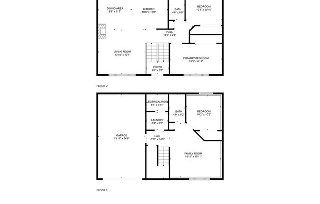 3 beds, 2 baths, 1,475 sqft, $1,700, Unit 13703