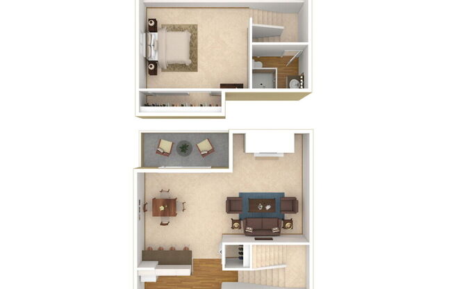 1 bed, 1 bath, 552 sqft, $1,364