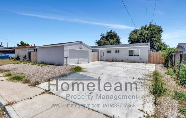 3 BR / 2 BA 1152 Sq ft. Chula Vista / Private Yard