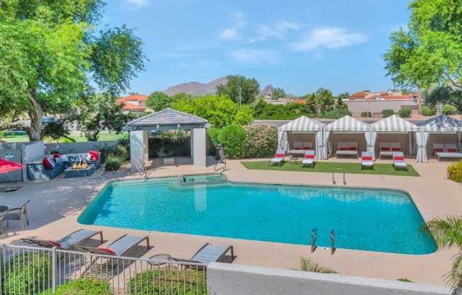 a swimming pool at or close to desert vacation villas, a vri resort