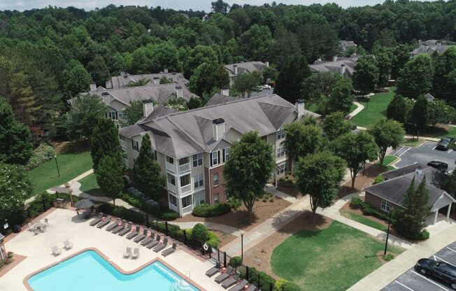 property- aerial view, Pool