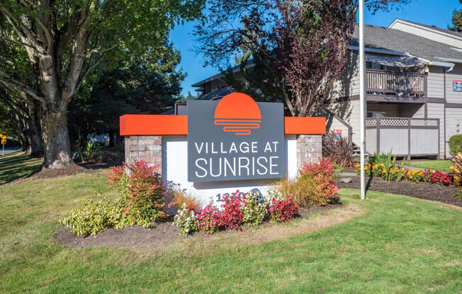 Village at Sunrise | Clackamas, OR Monument Sign