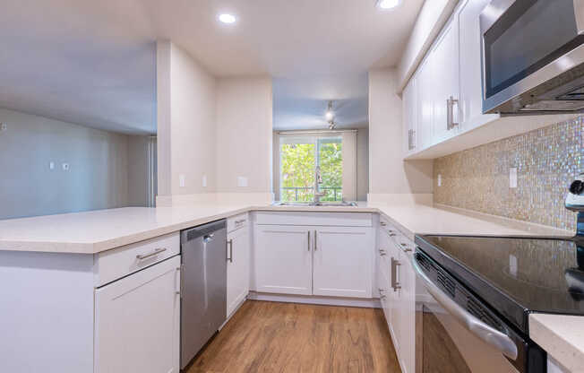 Kitchen with Stainless Steel Appliances