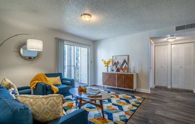 Spacious Living Room at Barber Park Apartments in Orlando FL