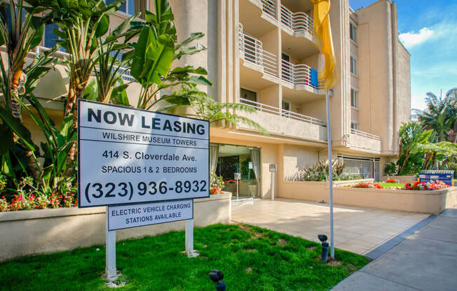 Apartment Building in Los Angeles Entrance