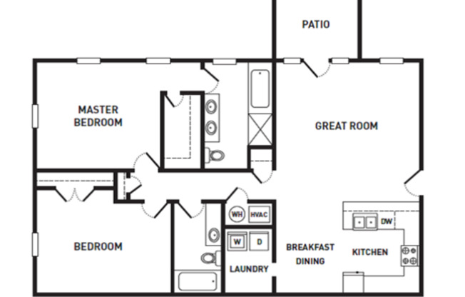 2 beds, 2 baths, 1,270 sqft, $1,865