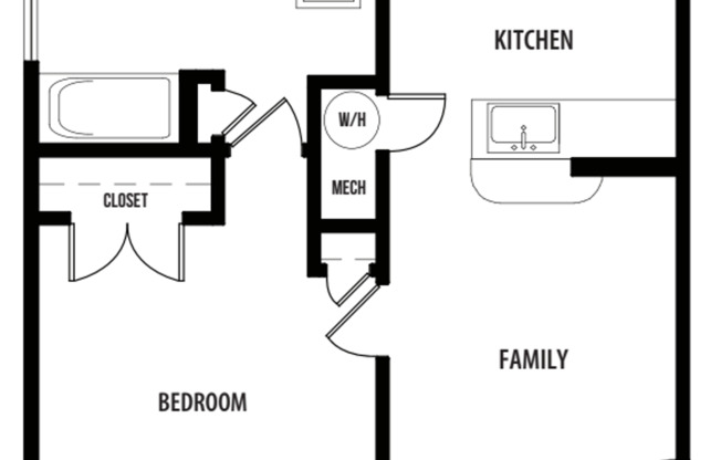 1 bed, 1 bath, 511 sqft, $1,205, Unit Bldg 5, Unit 303