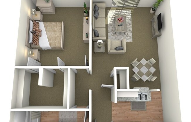 1 bed, 1 bath, 732 sqft, $850