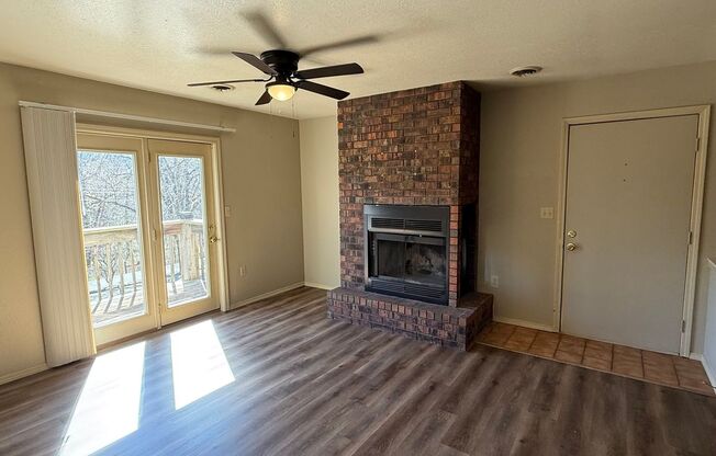 2 bedroom one bath apartment with 1 car garage at Cedar Hills in Ozark!  Water, Sewer, Trash and Basic Internet Included!