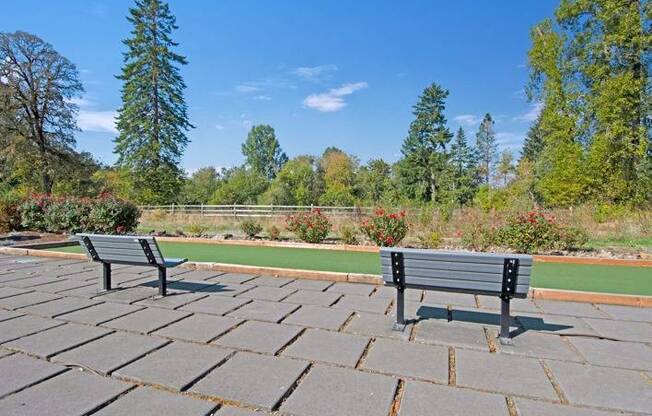 Bocce Ball Court | Apartments for Rent in Tualatin Oregon | River Ridge