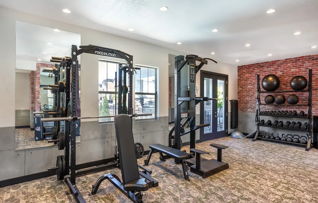 Fully Equipped Gym at San Moritz