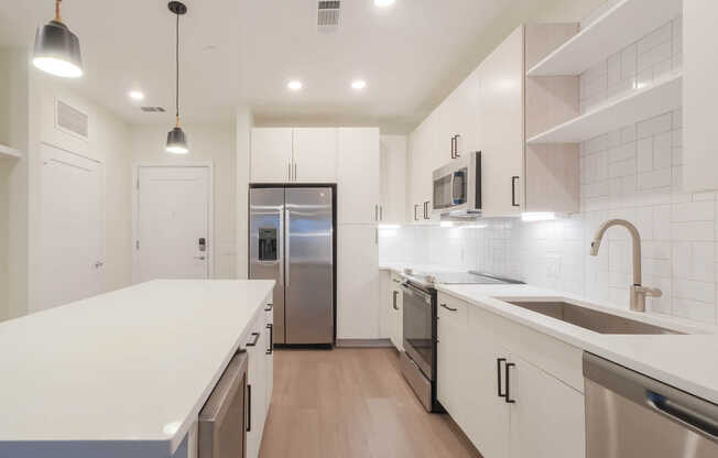 Kitchen with Stainless Steel Appliances