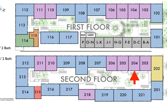 1 bed, 1 bath, 609 sqft, $1,795, Unit Unit 204