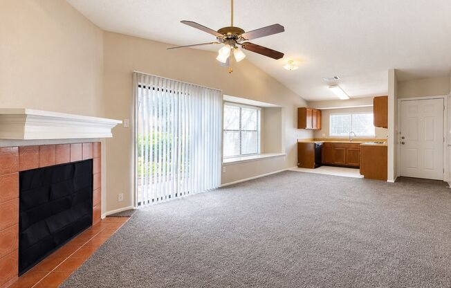 Charming one-story home in San Antonio’s 78250 area featuring 3 bedrooms, 2 bathrooms, an attached 2-car garage, and a large fenced backyard with mature trees.