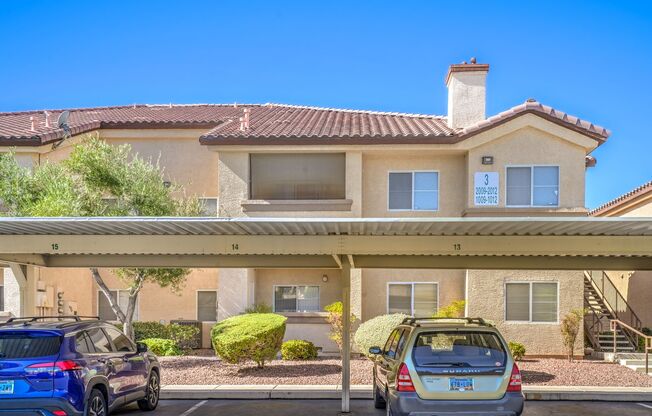 Condo on 2nd floor - Move-in Ready - 3 bedrooms, 2 baths, covered parking,  Gated - Spring Valley