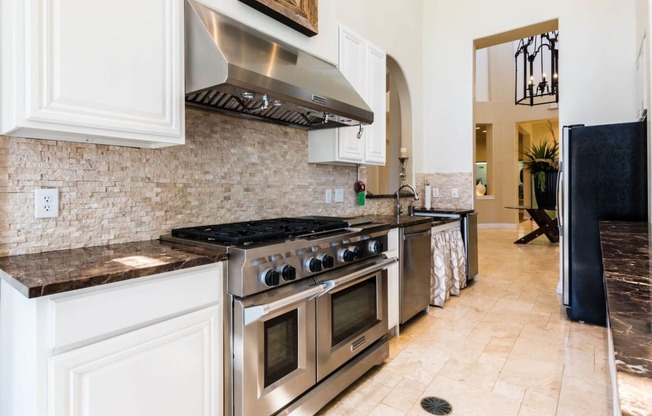 Efficient Appliances In Kitchen at Villages of Briggs Ranch, Texas