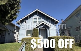 $500 Off 1st Full Month! Tacoma Area 3 Bedroom 1 Bathroom Duplex