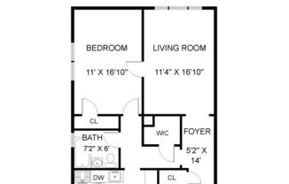 1 bed, 1 bath, 825 sqft, $2,395, Unit 01