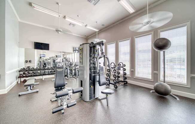 the gym at meridian obici at Meridian Obici, Suffolk, 23434