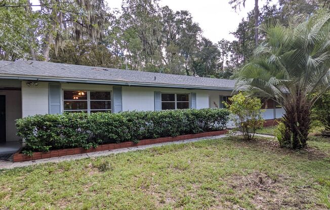 Three Bedroom Two Bath Home Hidden in NW Gainesville on 4 plus acres