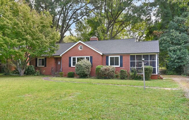Newly Renovated 3-Bedroom Ranch with Spacious Yard & Screened-In Porch!