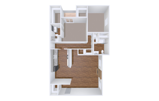 2 beds, 1 bath, 1,080 sqft, $980