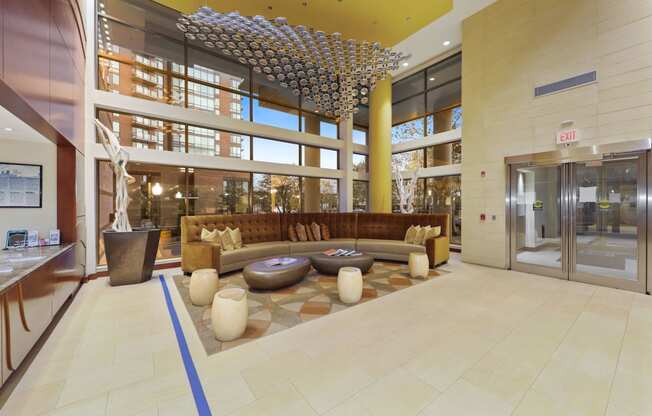 Lobby at Wentworth Apartment Homes, North Bethesda, Maryland
