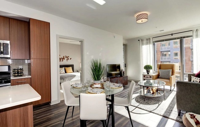 Dining Area at TENmflats, Columbia, 21044