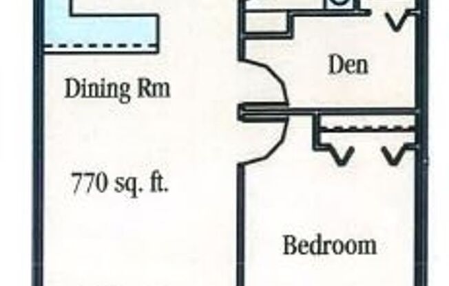 1 bed, 1 bath, 750 sqft, $1,350, Unit 420-408