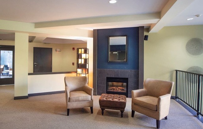 Resident Elevator Lobby at Metropolitan Collection Apartments, Renton, Washington