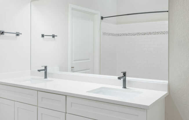 Bathroom with Double Vanity