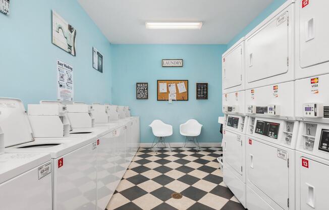 24-hour laundry care center at Westmont Commons apartments for rent in Asheville, NC