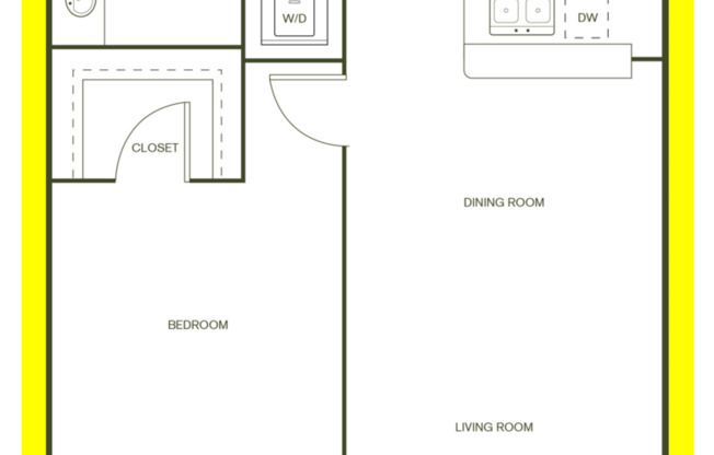 1 bed, 1 bath, 749 sqft, $1,514